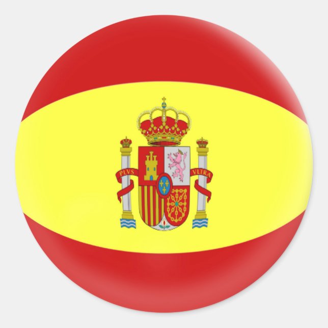 20 petits autocollants Espagne drapeau espagnol (Devant)