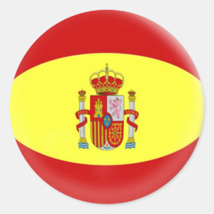20 petits autocollants Espagne drapeau espagnol