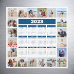 20 Photo Collage 2023 US Calendar Card<br><div class="desc">Create your own, Year At A Glance Calendar, Photo Collage for Christmas, Birthdays, Weddings, Anniversaries, Graduations, Father's Day, Mother's Day or any other Special Occasion, with our easy-to-use design tool. Add your favorite photos of friends, family, vacations, hobbies and pets and you'll have a stunning, one-of-a-kind photo collage. Our custom...</div>