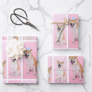 20 Photo Collage Template Personalized Custom  Wrapping Paper Sheet