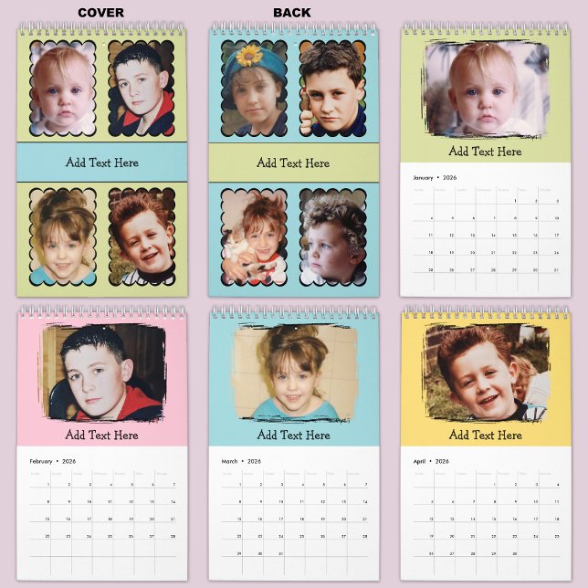 20 photo personalized text Calendar (Creator Uploaded)