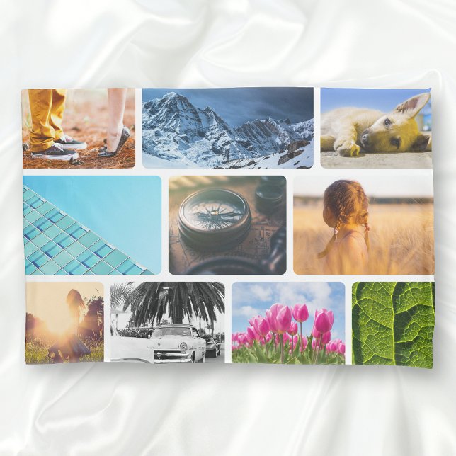 20 Photo Pillow Case Template Collage White Frame (Creator Uploaded)