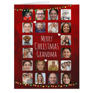 20 Photos to Personalize Merry Christmas Grandma