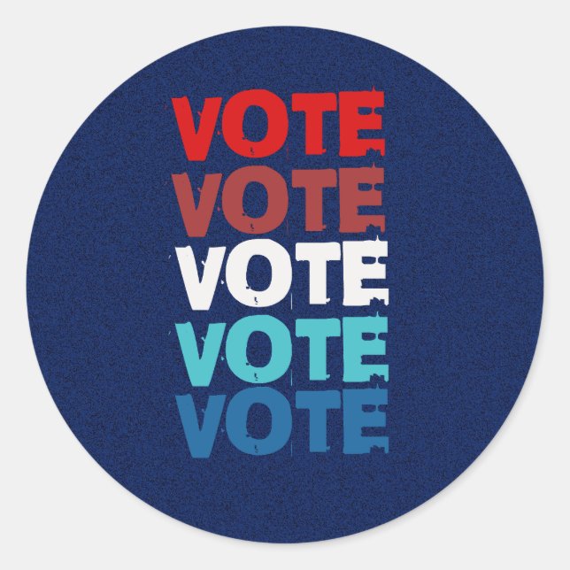 20 Politics Vote Stickers Elections Campaign  (Front)