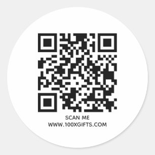 20 QR CODE TEXT STICKERS - USE FREE GENERATOR HERE