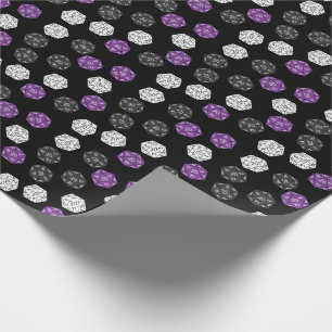 20 Sided Dice DND Games Kids Birthday Party Wrapping Paper