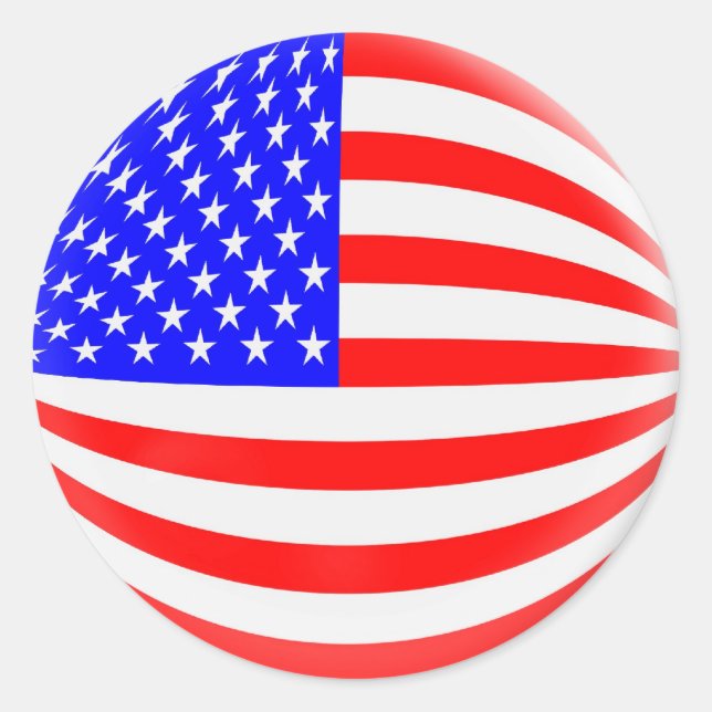 20 small stickers USA American flag (Front)