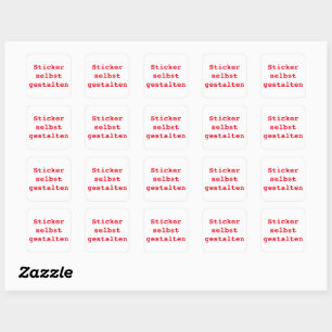 20 Sticker selbst gestalten