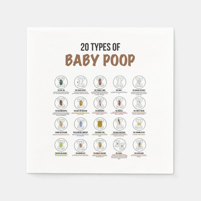 20 types de serviettes en papier pour bébé (50) (Devant)