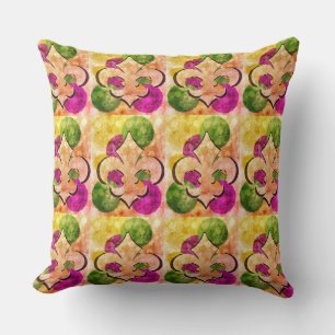 20"x20" Fleur-de-Lis Throw Pillow