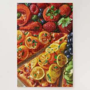20" x 30", 1014 pieces Fruit Pizza Jigsaw Puzzle