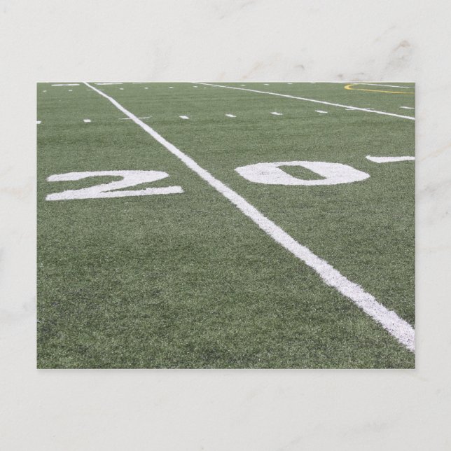 20 Yard Line Post Card (Front)