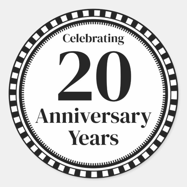 20 Year Anniversary Envelope Seal (Front)