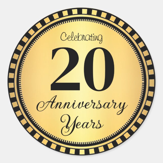 20 Year Anniversary Envelope Seal (Front)