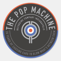 20 Year Guitar Case Stickers