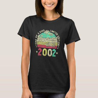 20 Year Old  Men Women Retro Vintage 2002 20th Bir T-Shirt