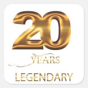 20 years legendary sticker