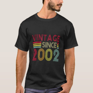 20 Years Old Retro Vintage 2002 Editon 20th Birth T-Shirt