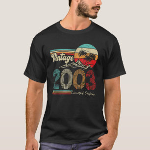 20 Years Old Retro Vintage 2003 20th Birthday 1 T-Shirt