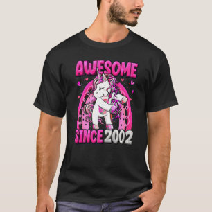 20 Years Old Unicorn Flossing 20th Birthday Girl U T-Shirt