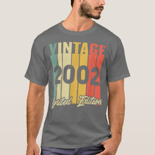 20 Years Old Vintage 2002 Limited Edition 20th Bir T-Shirt