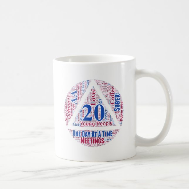 20 Years Sober Coffee Mug (Right)