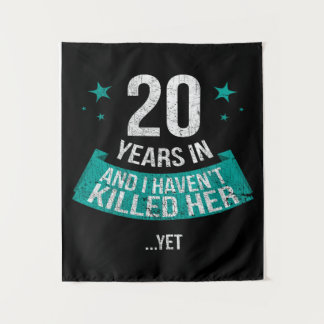 20 years wedding anniversary | family gift tapestr tapestry