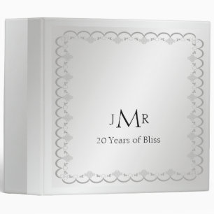 20ème classeur d'anniversaire de mariage de
