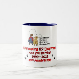 20ème tasse d'anniversaire de GoldHeart