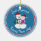 20th Anniversary Gift Fun Snow Couple Christmas