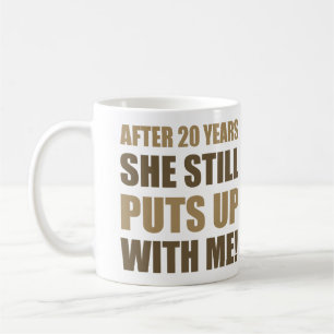 20th Anniversary Humour For Men Coffee Mug