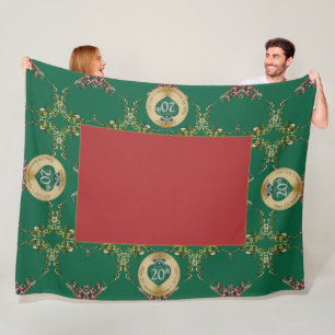 20th/Any Anniversary Fleece Blanket