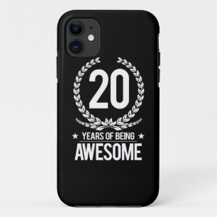 20th Birthday (20 Years Of Being Awesome) iPhone 11 Case
