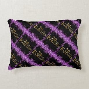 20th Birthday  Accent Pillow