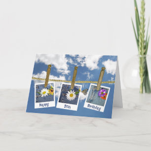 20th Birthday Daisies Card