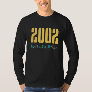 20th Birthday Ladies Mens 20 Years 2002 20 T-Shirt