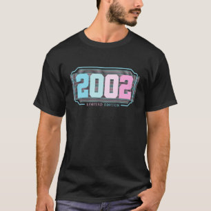 20th Birthday Ladies Mens 20 Years 2002 34 T-Shirt