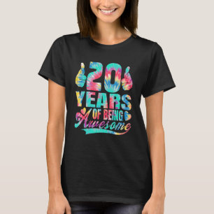 20th Birthday Or Anniversary 20 Years Of Being Awe T-Shirt