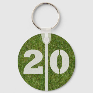 20th Birthday Party Favour Keychain
