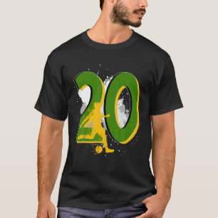 20th Birthday Soccer Player Awesome Born 2000 T-Shirt