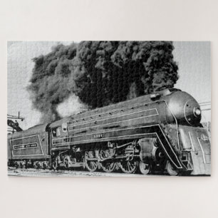 20th Century Limited Train Highball It! Vintage Jigsaw Puzzle