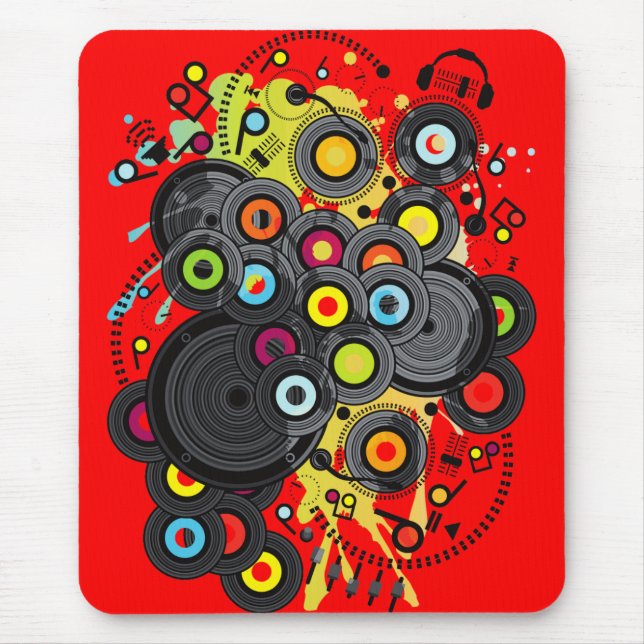 20th-Century Music Mouse Pad (Front)