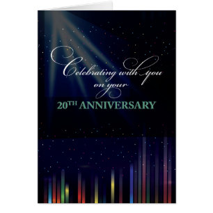 20th Employee Anniversary Sky, Congratulate Thank