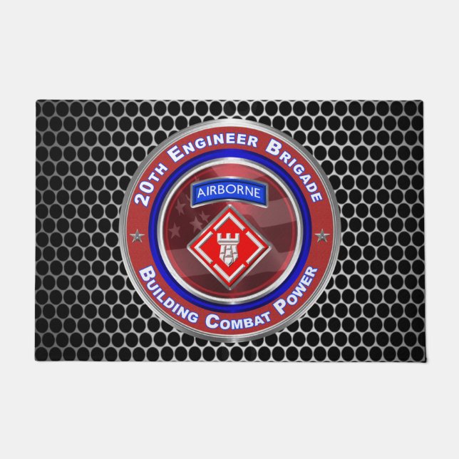 20th Engineer Brigade Airborne  Doormat (Front)