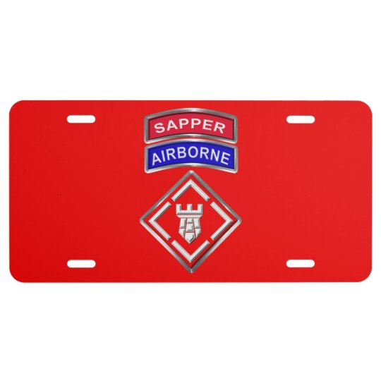 173rd Airborne Brigade License Plate – Rust-Proof Aluminum Vanity Plate For Car, Truck, Or Wall Decor