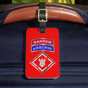 20th Engineer Brigade Sapper Luggage Tag