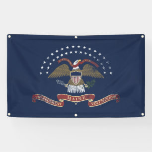 20th Maine Flag Banner - Vintage Distressed