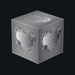 20th Platinum Rose Heart Frames 4 Photos<br><div class="desc">For that unique keepsake to enjoy all year long,  why not a wedding anniversary photo cube with my original rose heart frame gracing your gorgeous photos for them</div>