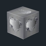 20th Platinum Rose Heart Frames 4 Photos<br><div class="desc">For that unique keepsake to enjoy all year long,  why not a wedding anniversary photo cube with my original rose heart frame gracing your gorgeous photos for them</div>