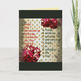 20th Quote; Seasons Greetings Holiday Card